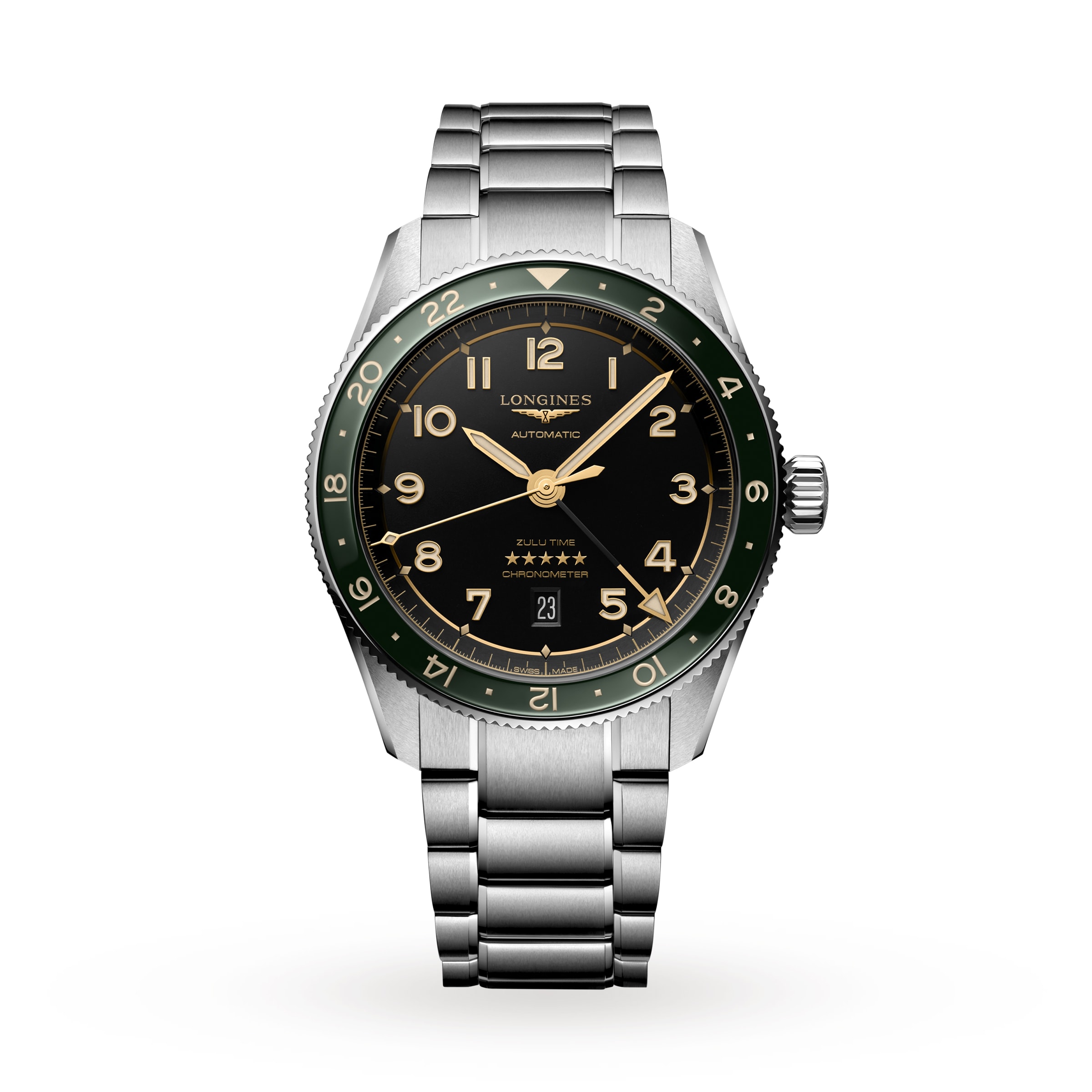 0ousnch35im.jpg Longines Spirit Zulu Time “Pioneering time zones” 42mm MPN: L38124636 - Image 1