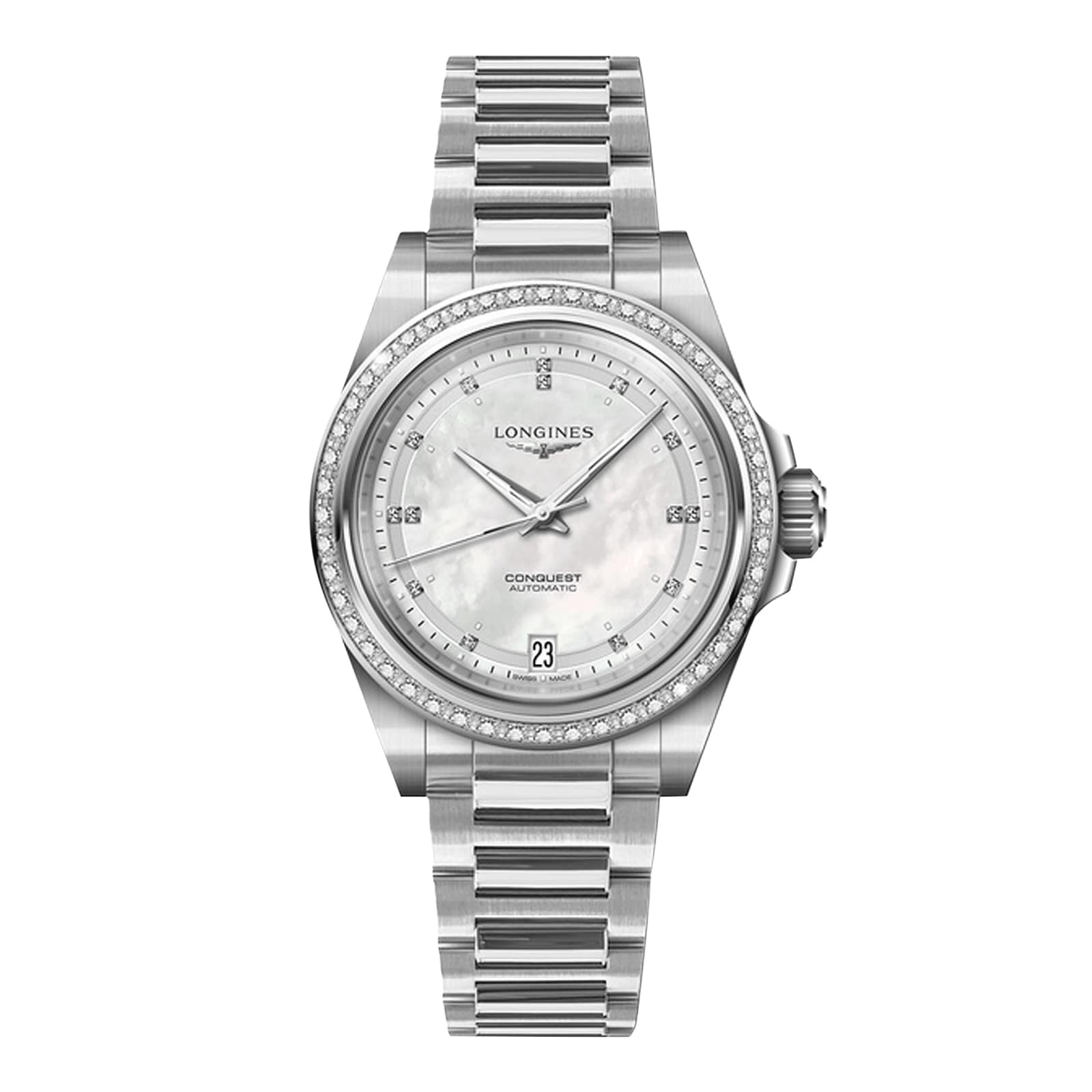 cbur1v25sd2.jpg Longines Conquest 2023 Automatic 34mm Ladies Watch MPN: L34300876 - Image 1