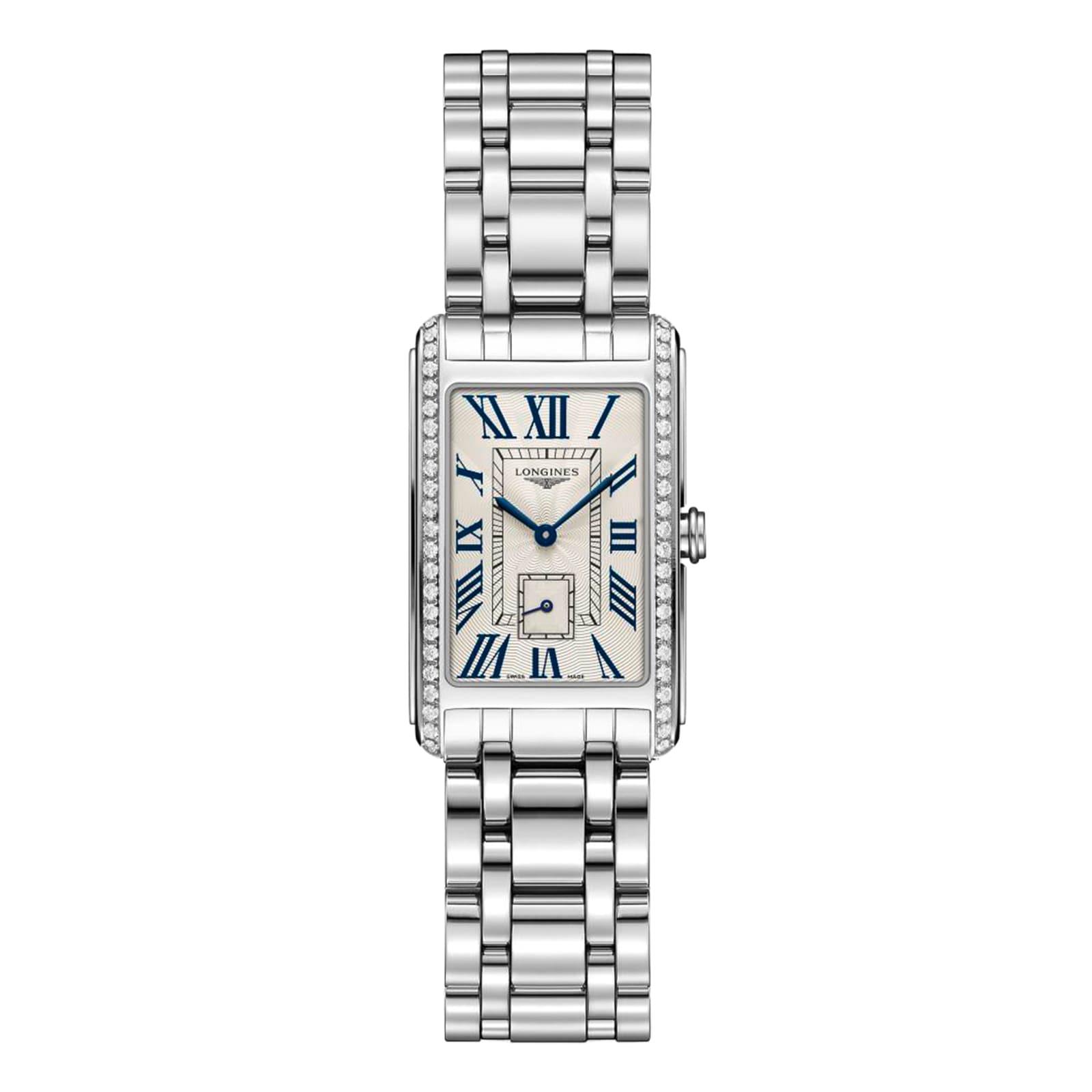 slob3rock1e.jpg Longines DolceVita 23.3mm X 37mm Ladies Watch Silver MPN: L55120716 - Image 1