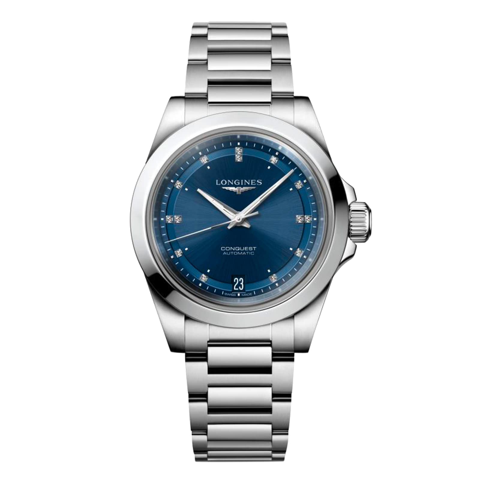 qwtmhl31ezi.jpg Longines Conquest 34mm Ladies Watch Blue MPN: L34304976 - Image 1