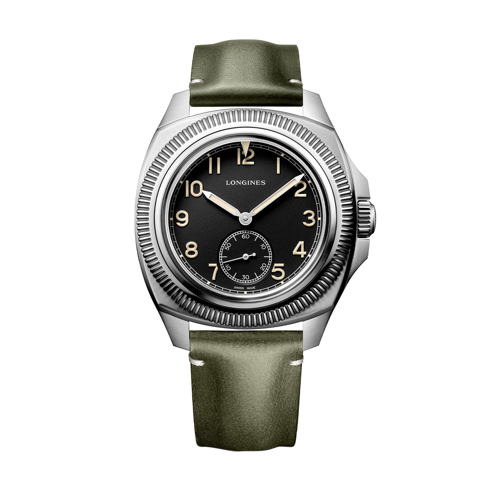0atr3zvqeyr.jpg Longines Majetek Black and Green Automatic 43mm Mens Watch MPN: L28384532 - Image 1