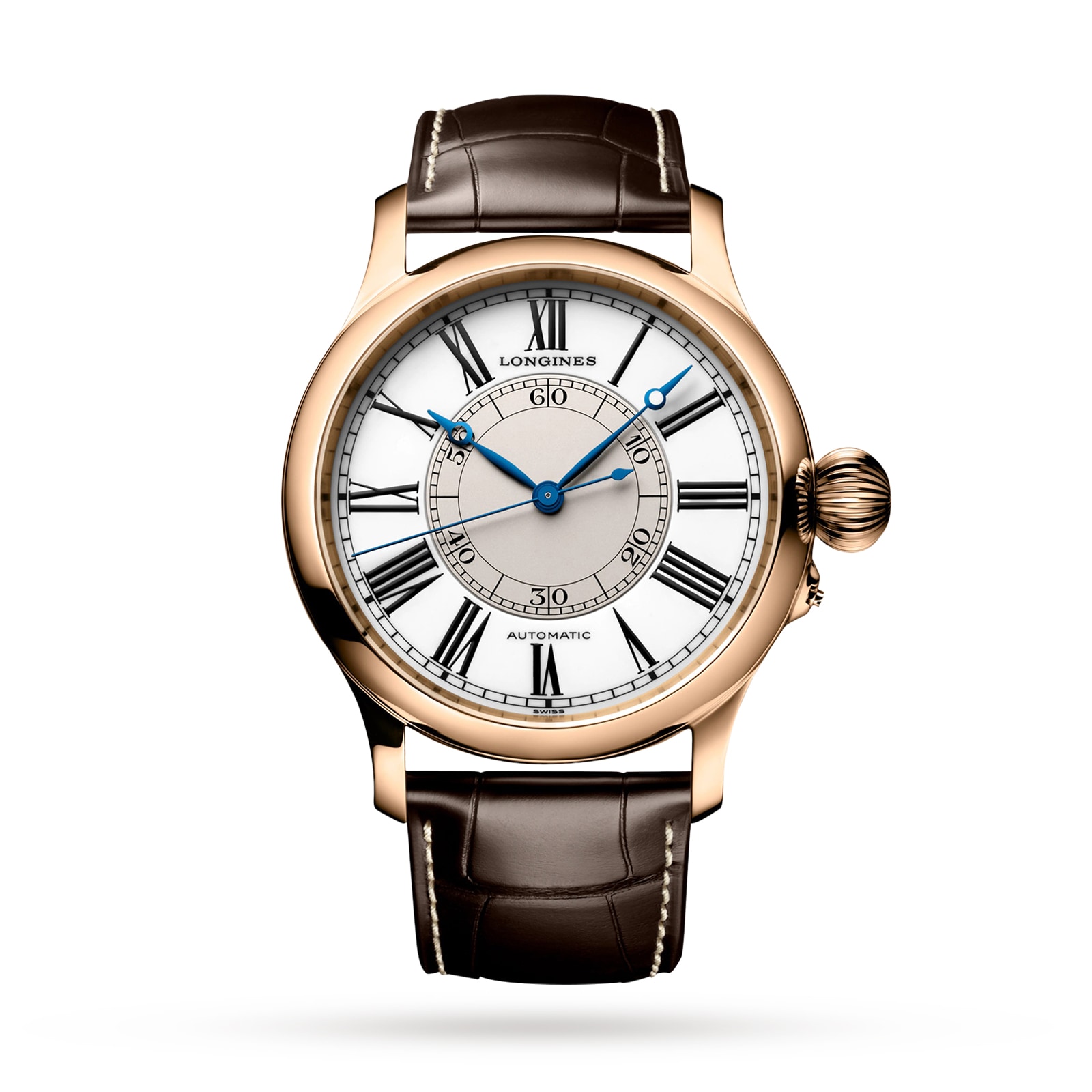 ocqmwatsxla.jpg Longines Weems Second-Setting 47.5mm Mens Watch MPN: L27138110 - Image 1