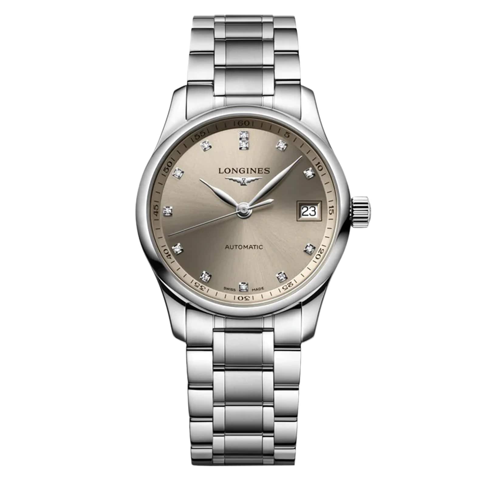 p5tm0kf4ge1.jpg Longines Master Collection 34mm Ladies Watch L23574076 MPN: L23574076 - Image 1