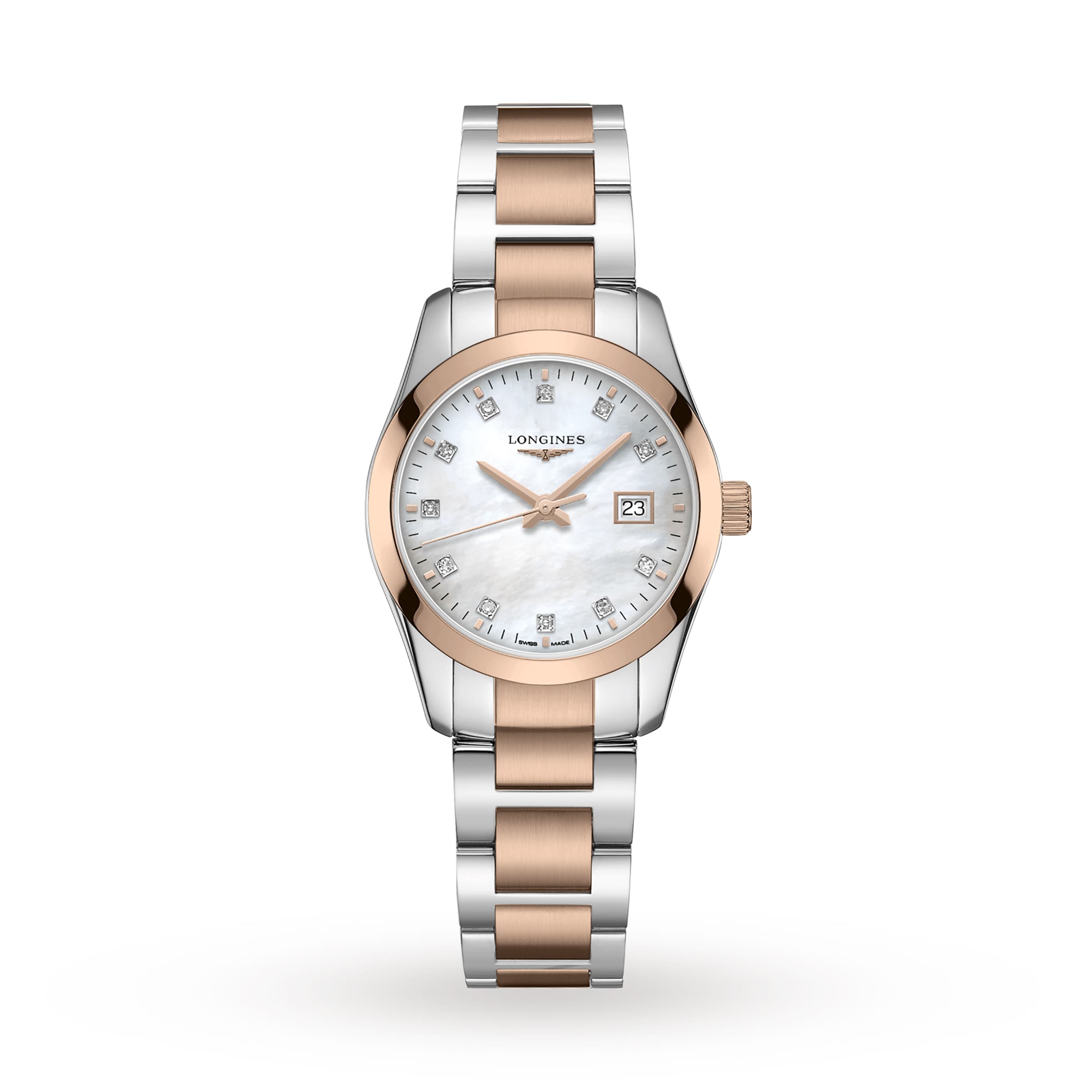 0waxq2fhach.jpg Longines Conquest Classic 29.5mm Ladies Watch MPN: L22863877 - Image 1