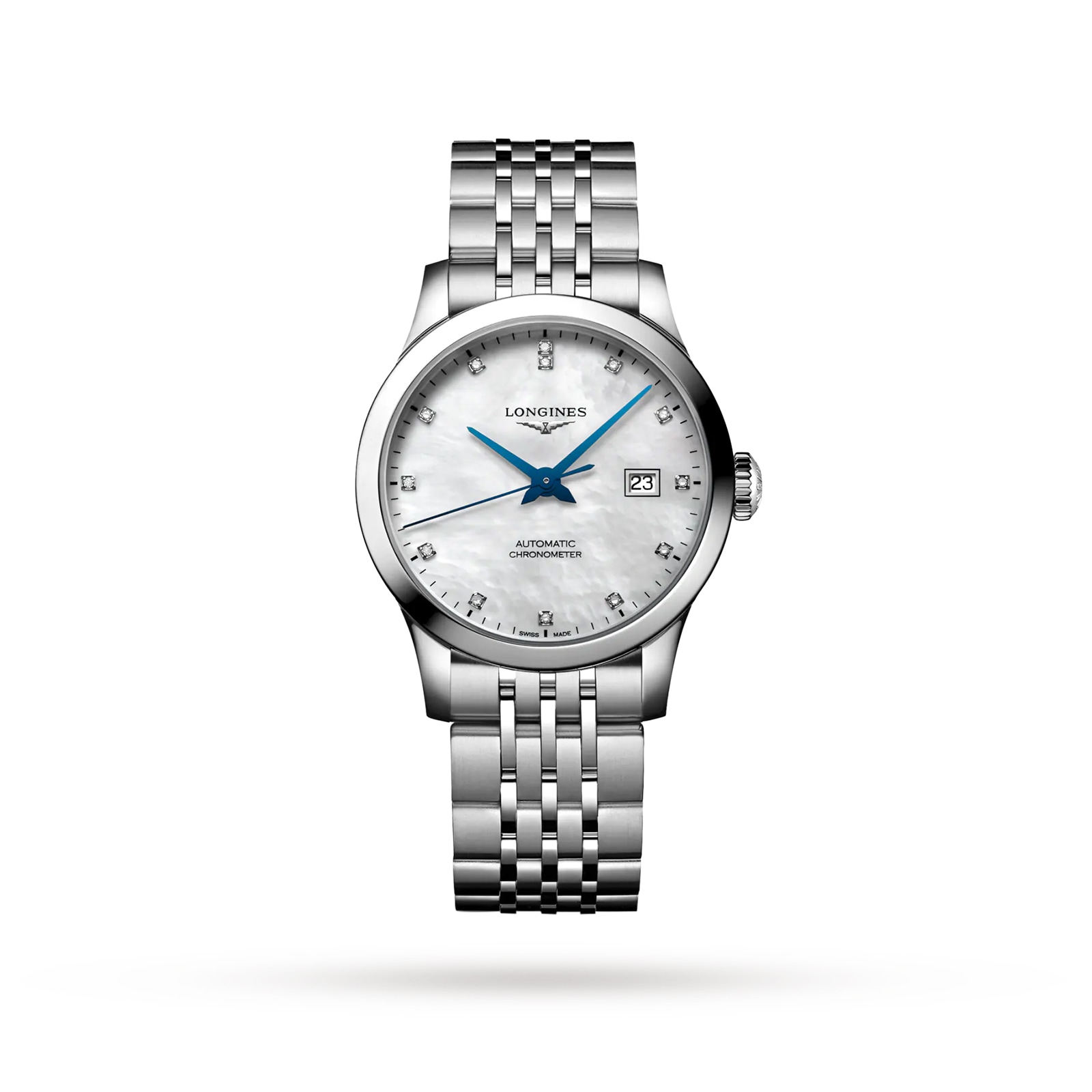 ped5snjcnqj.jpg Longines Record 30mm Ladies Watch MPN: L23214876 - Image 1
