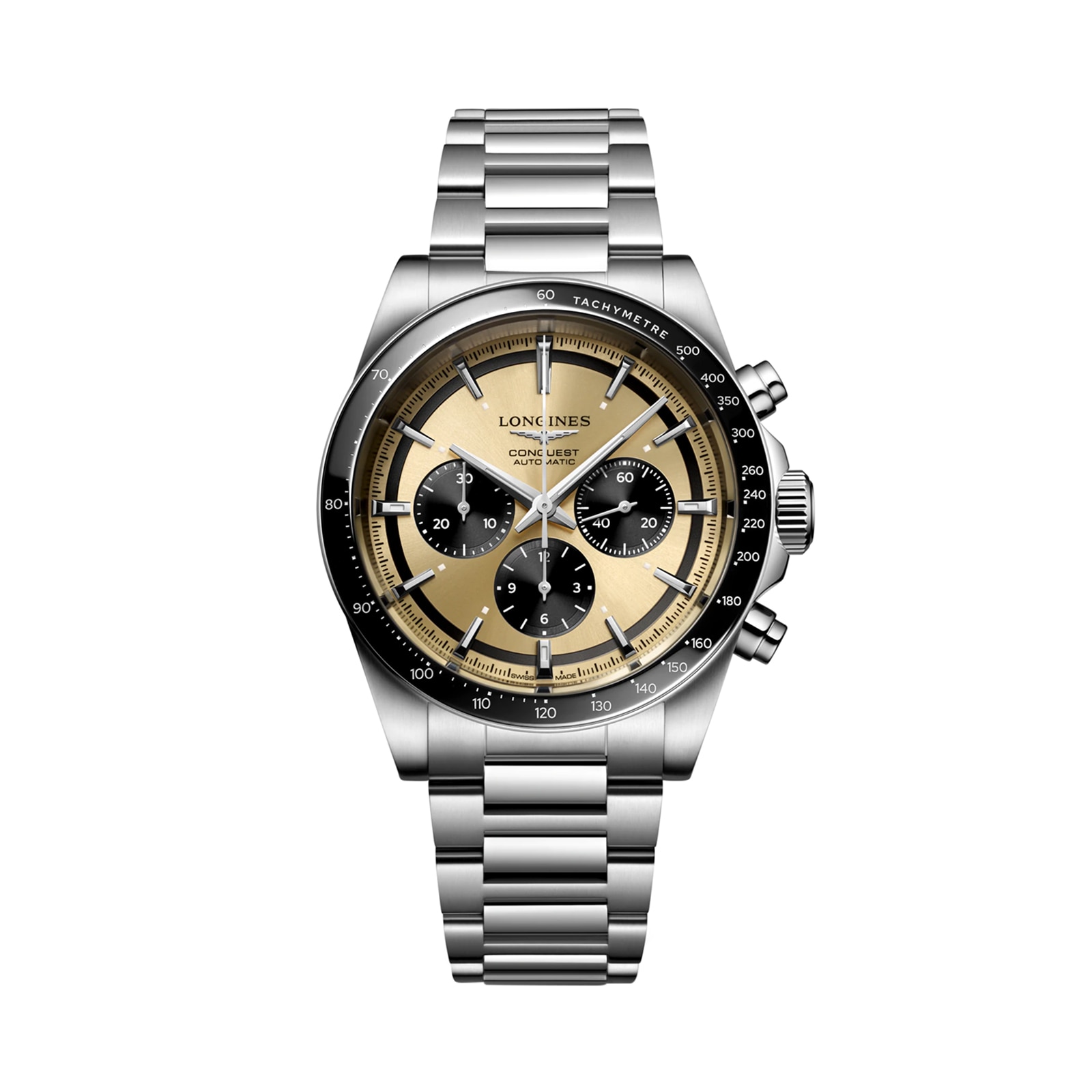 gbj5hfoawj5.jpg Longines Conquest Chronograph 42mm Mens Watch Brown MPN: L38354326 - Image 1
