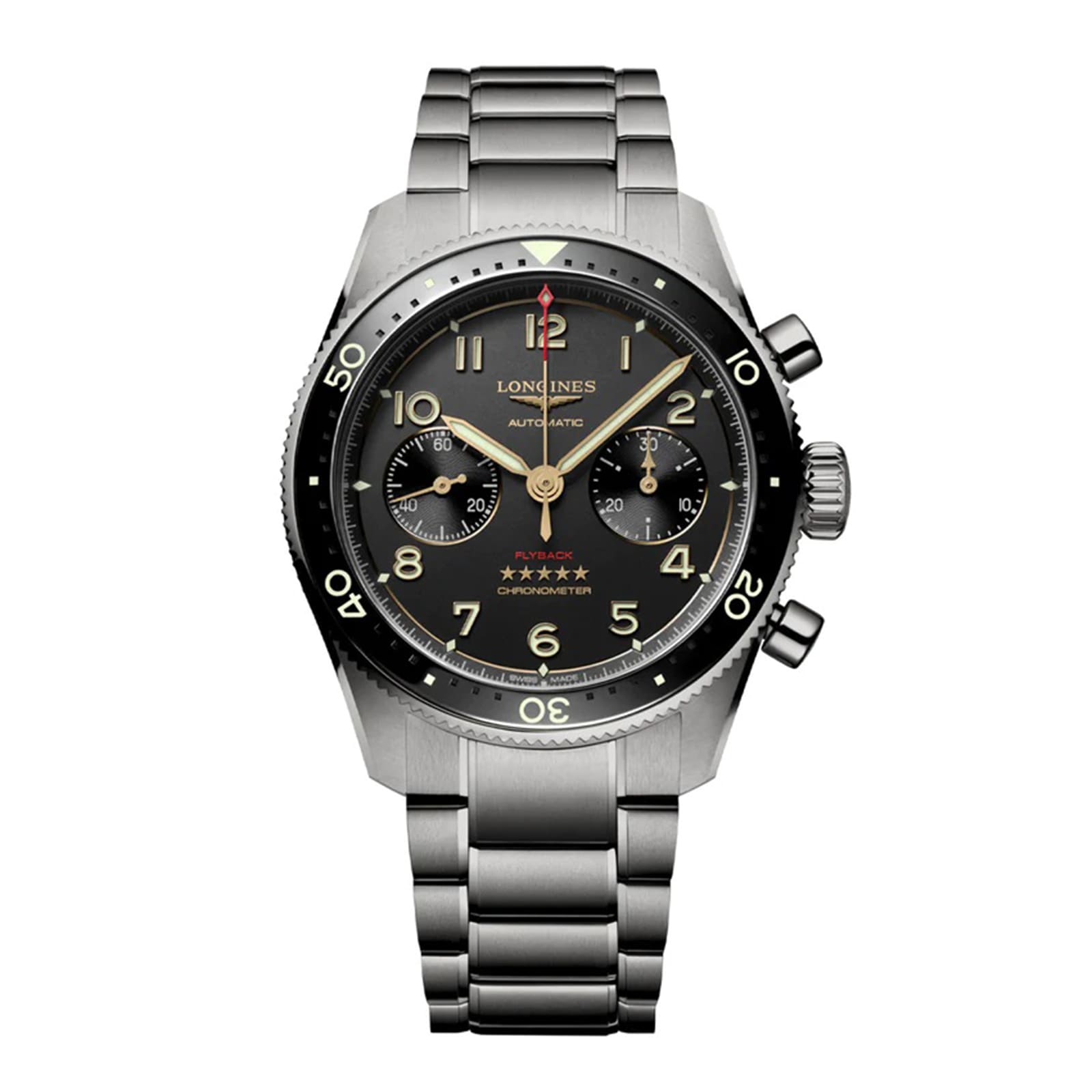 3ho1nwh4us5.jpg Longines Spirit Flyback Titanium 42mm Mens Watch Grey MPN: L38211536 - Image 1