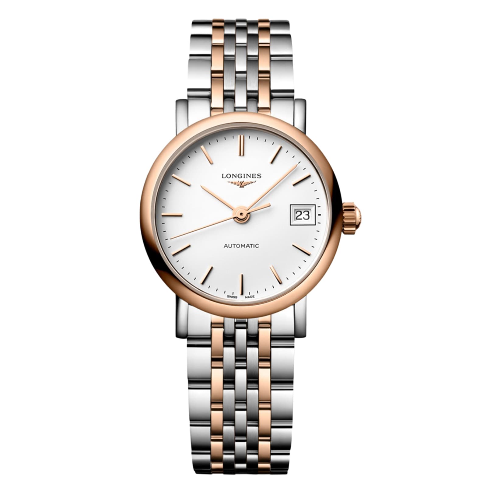 f1sb3ttrsy4.jpg Longines Elegant 25.5mm Ladies Watch White MPN: L43095197 - Image 1