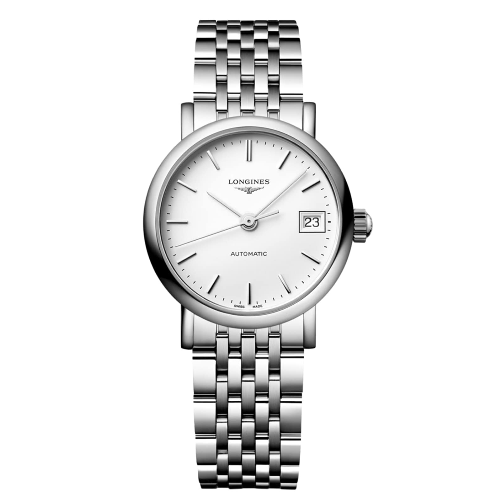 fchdjqiutrn.jpg Longines Elegant 25.5mm Ladies Watch White MPN: L43094196 - Image 1
