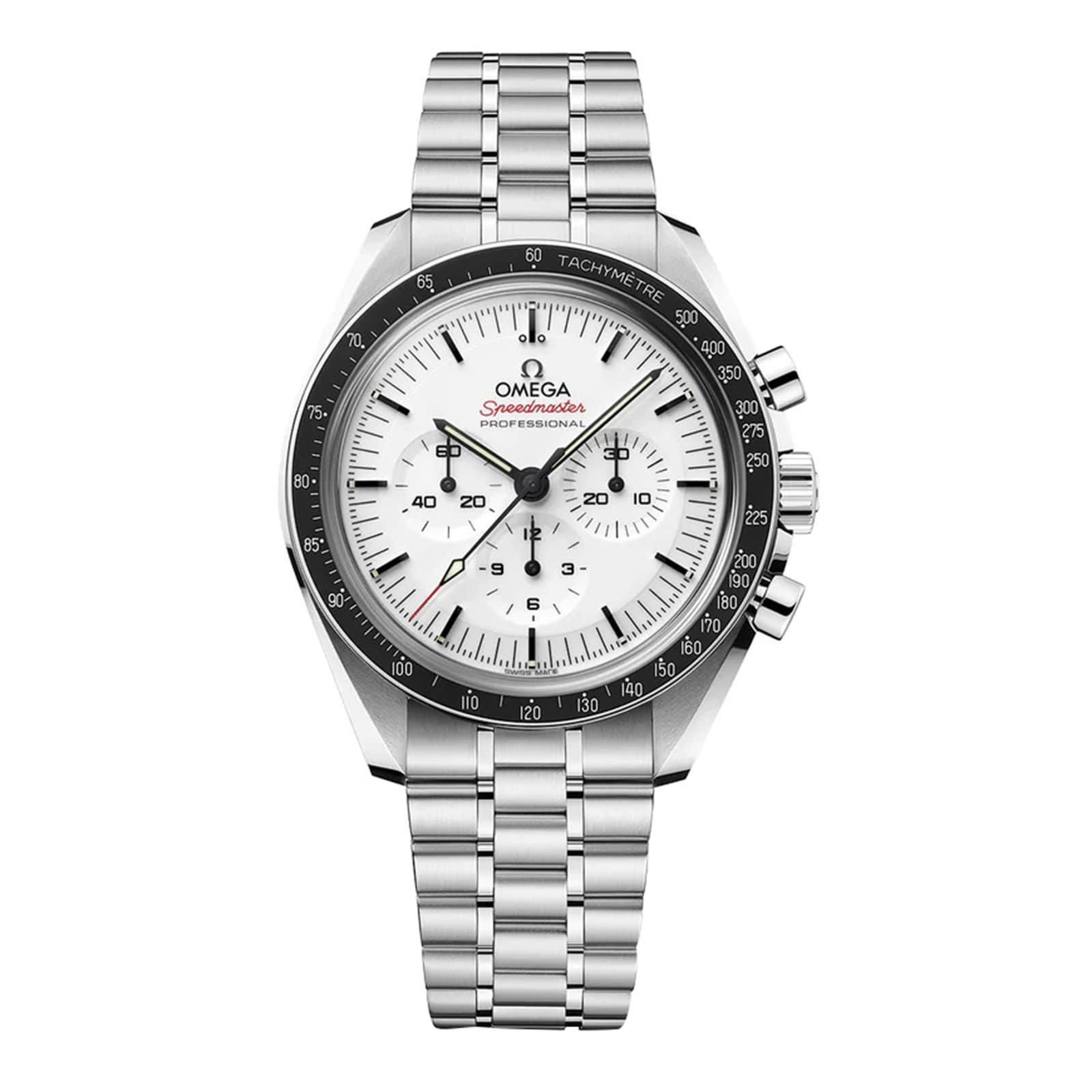 w3tdcdvkdom.jpg Omega Speedmaster Moonwatch Professional 42mm Mens Watch White MPN: O31030425004001 - Image 1