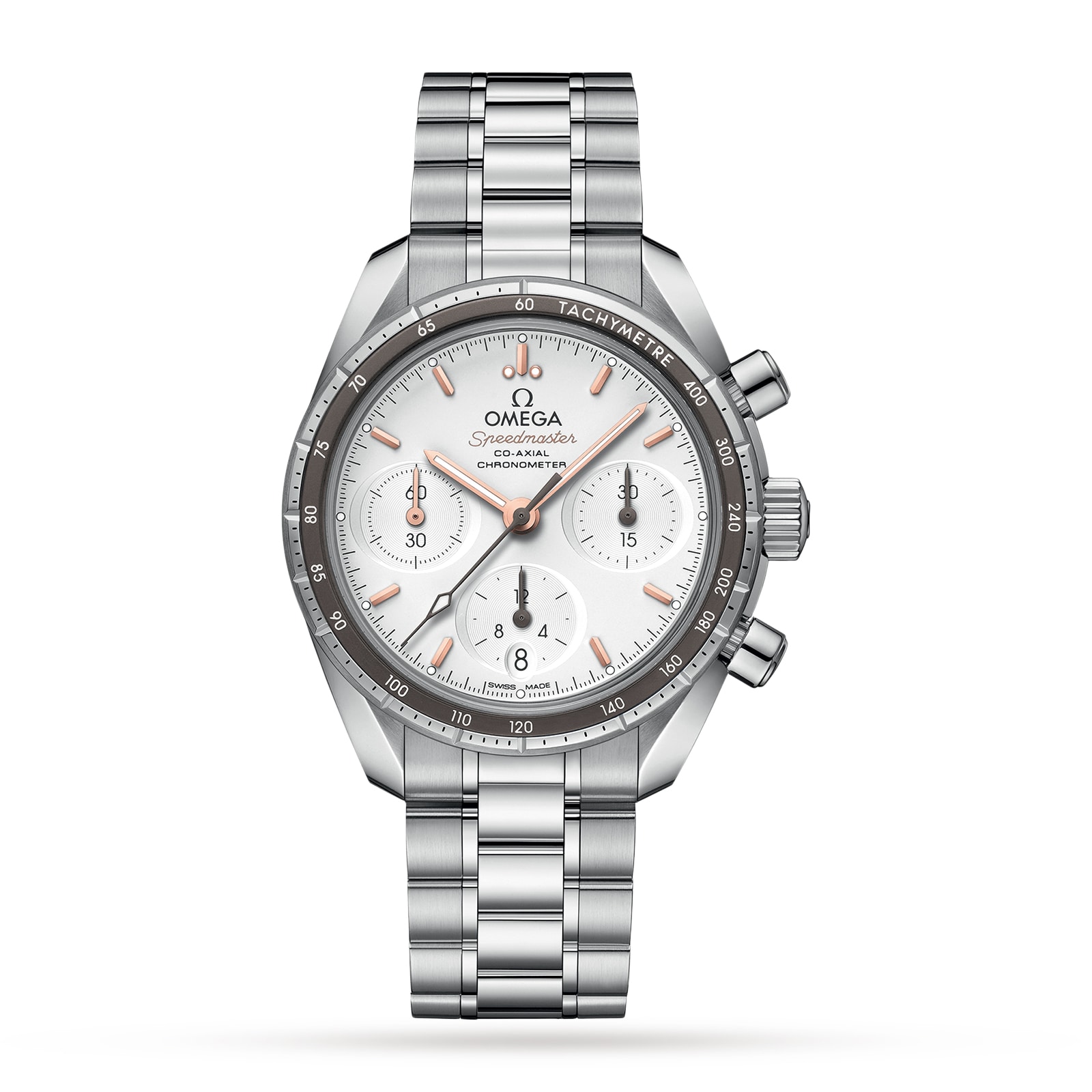 kcmho5t0dra.jpg Omega Speedmaster Co- axial Chronometer Chronograph 38mm MPN: O32430385002001 - Image 1