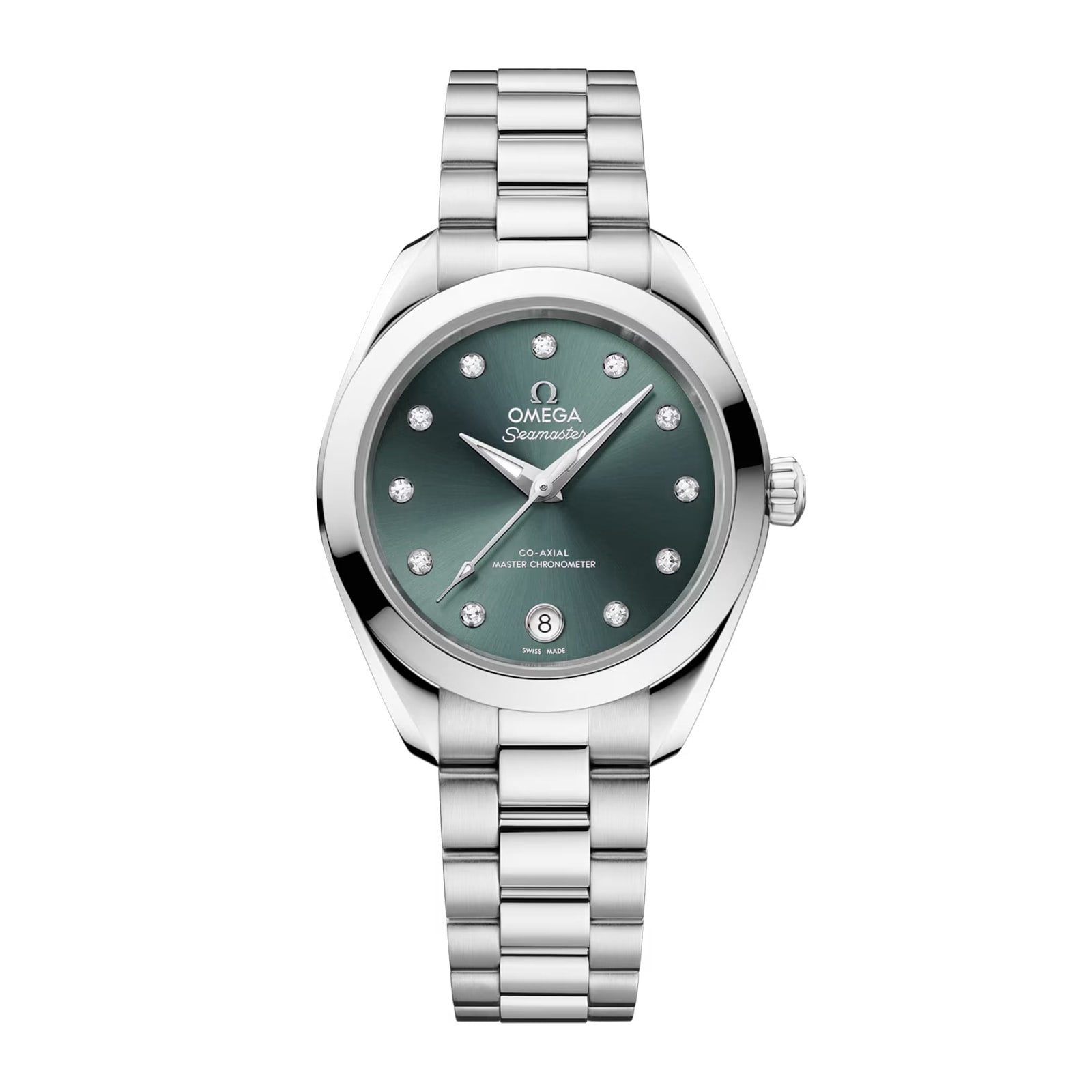 yrf3chppnbz.jpg Omega Seamaster Aqua Terra 30mm Ladies Watch Green MPN: O22010302060001 - Image 1