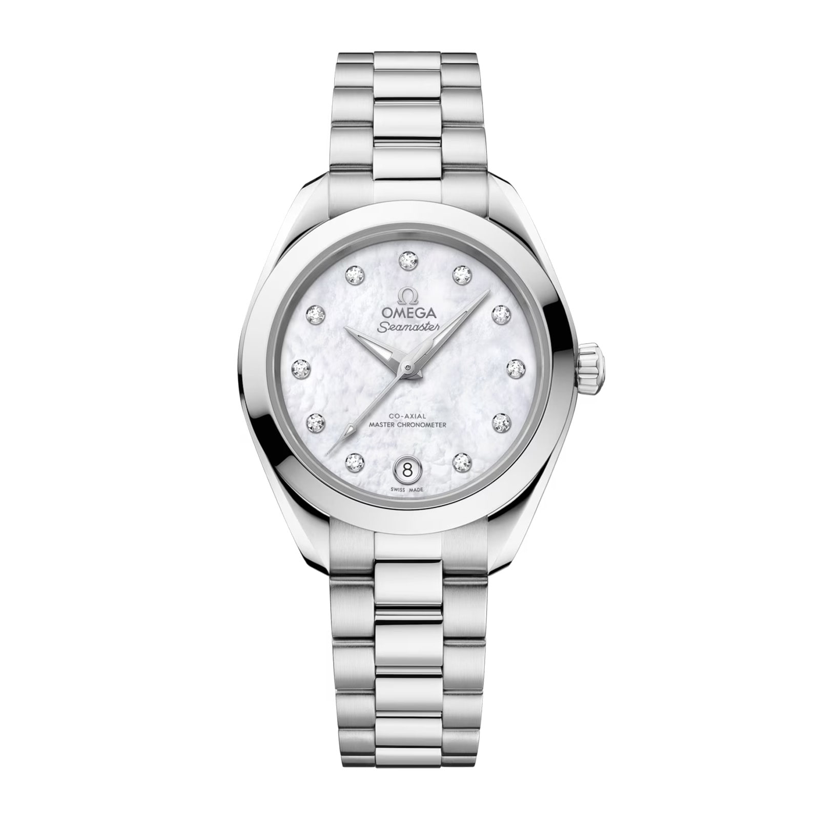 npxnxswa4uo.jpg Omega Seamaster Aqua Terra 30mm Ladies Watch Mother of Pearl MPN: O22010302055001 - Image 1