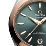 Omega Seamaster Aqua Terra 30mm Ladies Watch Green 18k Sedna Gold  MPN: O22020302010002 - Image 3