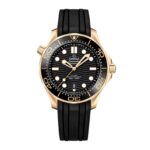 Omega Seamaster Diver 300M Automatic 42mm Mens Watch Yellow Gold  MPN: O21062422001003