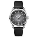 Omega Seamaster Railmaster 38mm Mens Watch Grey Leather  MPN: O23512382006001