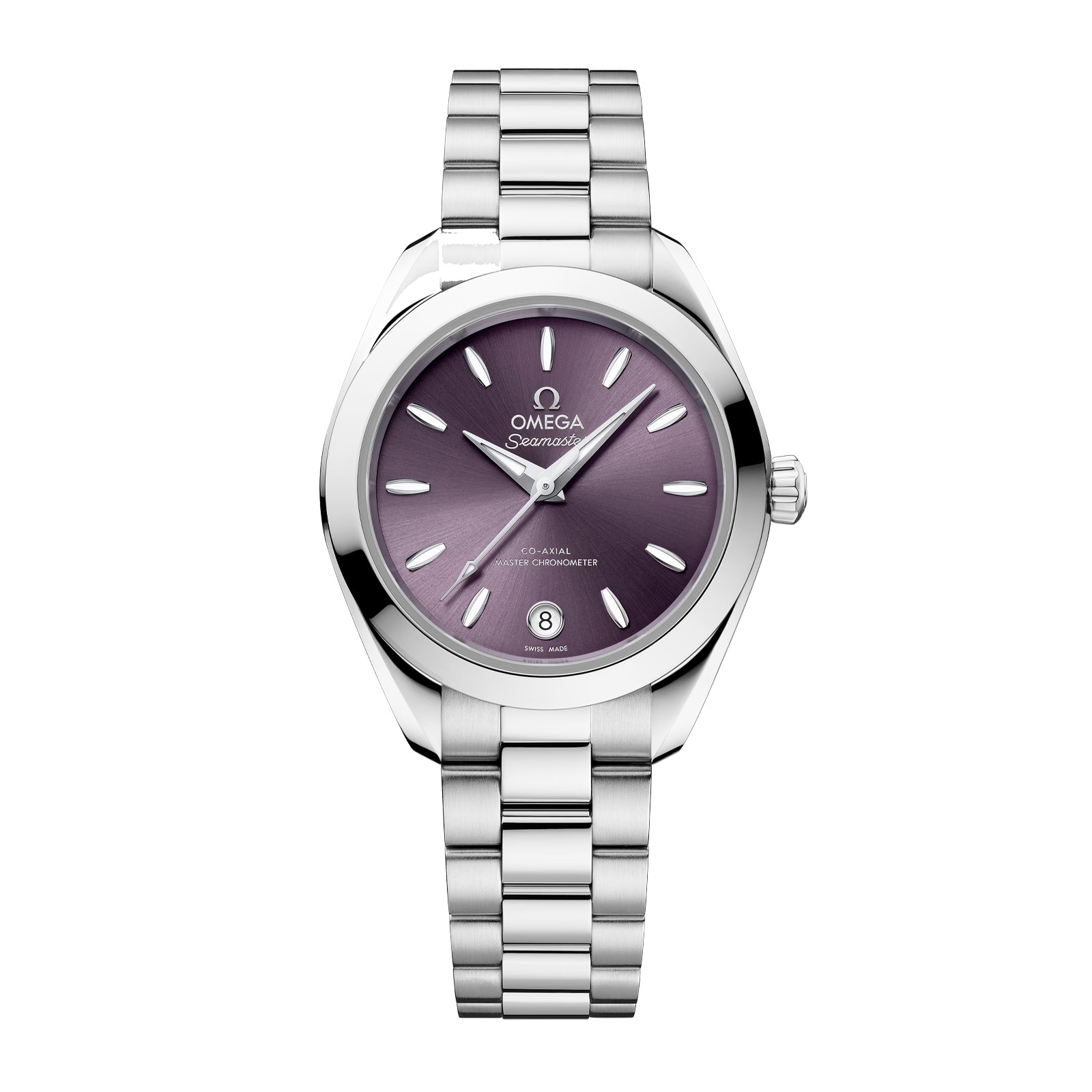 jsw1y4r1jef.jpg Omega Seamaster Aqua Terra 150M 30mm Ladies Watch Purple MPN: O22010302010002 - Image 1