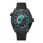 Omega Seamaster Planet Ocean 600M 45.5 mm Mens Watch Black Ceramic on Rubber Strap Blue  MPN: O21592462201006
