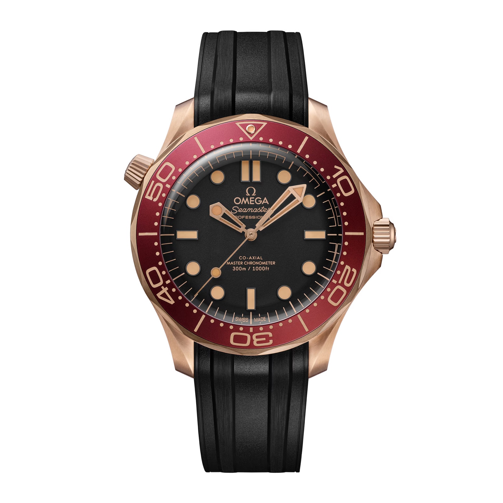 rjvqpf5wdut.jpg Omega Seamaster Diver 300M 42mm Mens Watch Black Rubber Strap MPN: O21092422001003 - Image 1