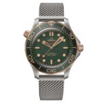 Omega Seamaster Diver 300M 42mm Titanium Mens Green Watch  MPN: O21090422010001