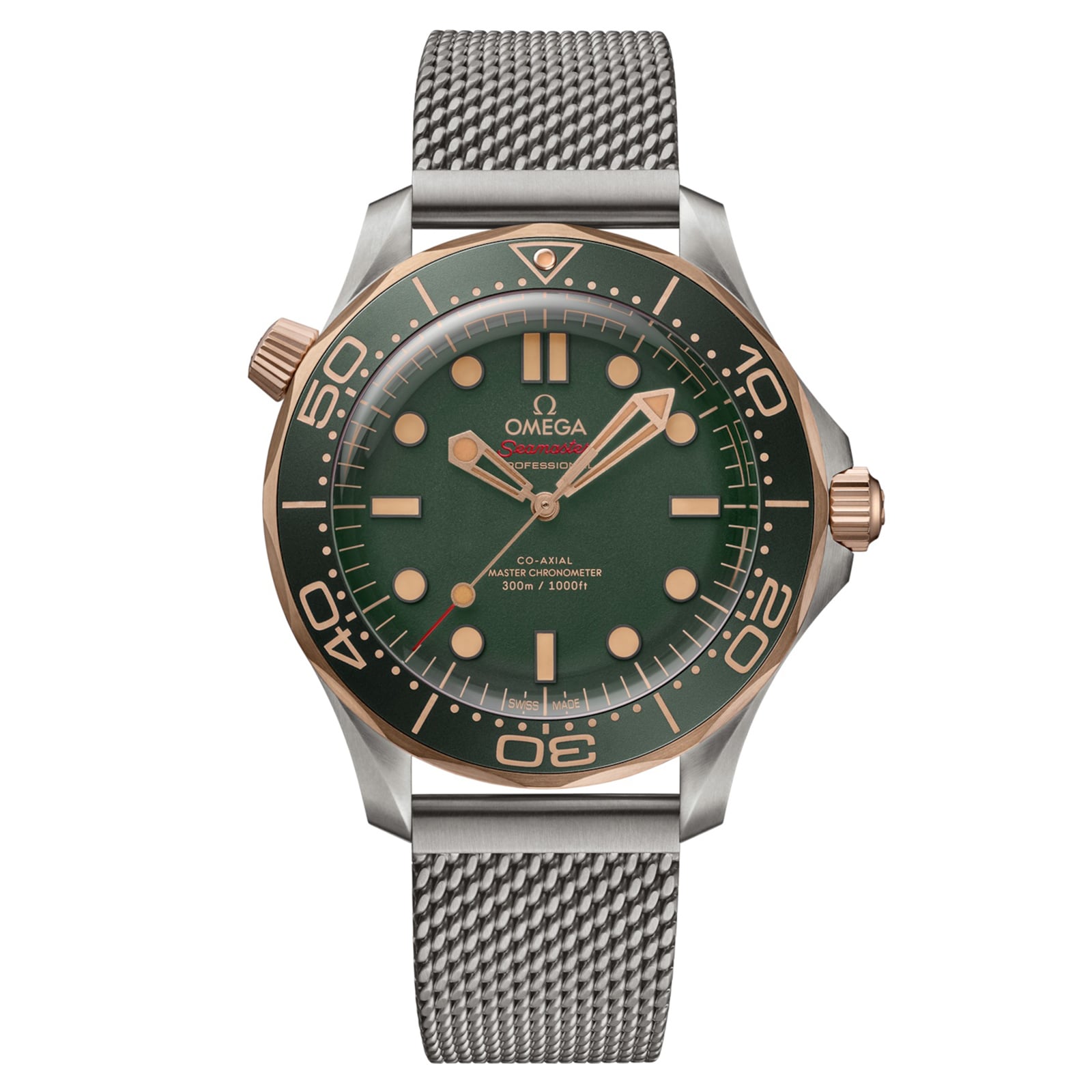 nckpxbfmkto.jpg Omega Seamaster Diver 300M 42mm Titanium Mens Green Watch MPN: O21090422010001 - Image 1