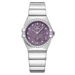 Omega Constellation 28mm Ladies Watch Purple  MPN: O13115286060001
