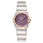 Omega Constellation Sedna Gold 25mm Ladies Watch Purple  MPN: O13125256060002