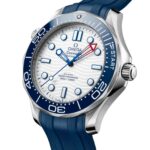 Omega Seamaster Diver 300M Americas Cup 42mm Mens Watch White Rubber Strap  MPN: O21032422004002 - Image 2