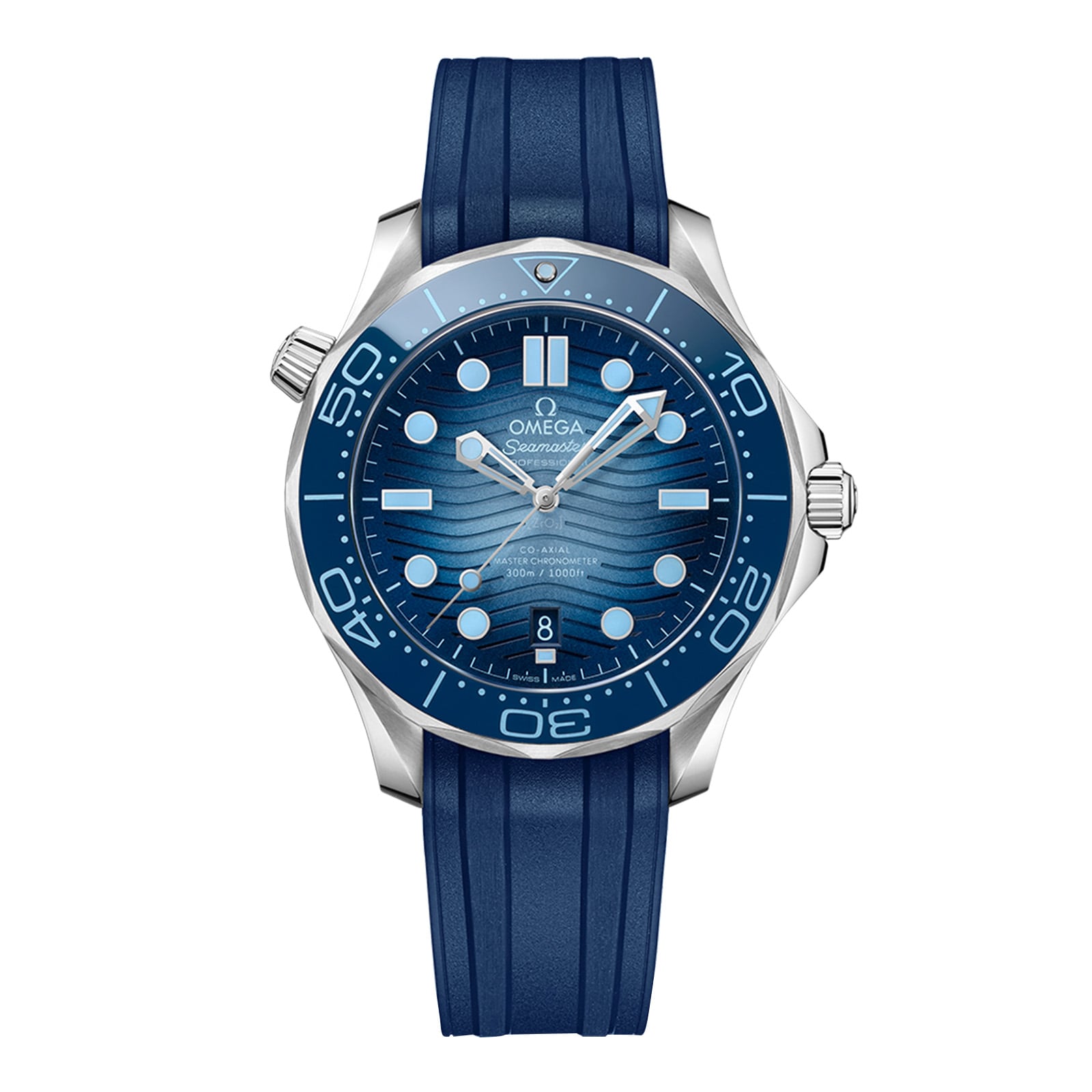 horw5scmr1l.jpg Omega Seamaster Diver 300M Co-Axial Master Chronometer 42mm Summer Blue MPN: O21032422003002 - Image 1