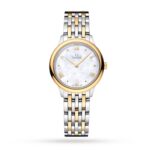 Omega De Ville Prestige Quartz 27.5mm Ladies Watch White  MPN: O43420286005001