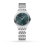 Omega De Ville Prestige Quartz 27.5mm Ladies Watch Green  MPN: O43410286010001