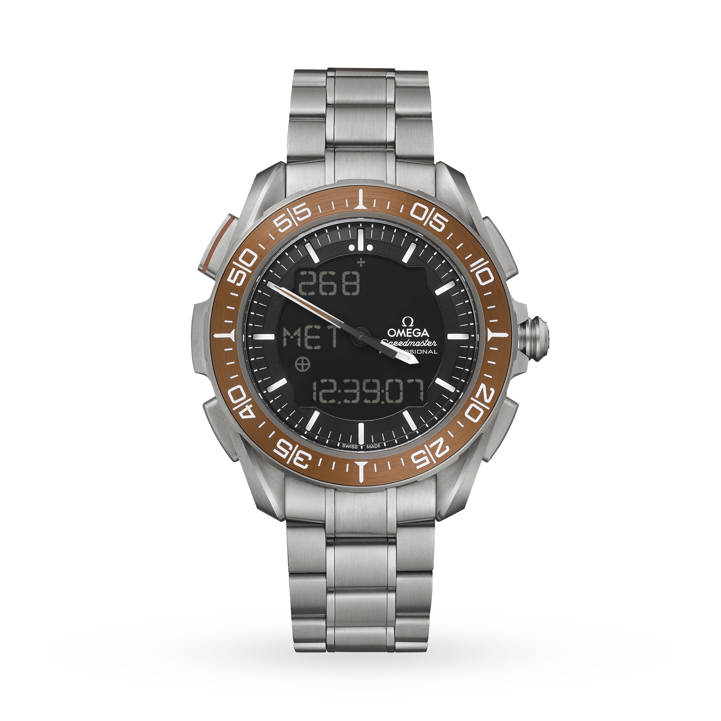 z213hxtqags.jpg Omega Speedmaster Time On Mars 45mm Mens Watch MPN: O31890457901003 - Image 1
