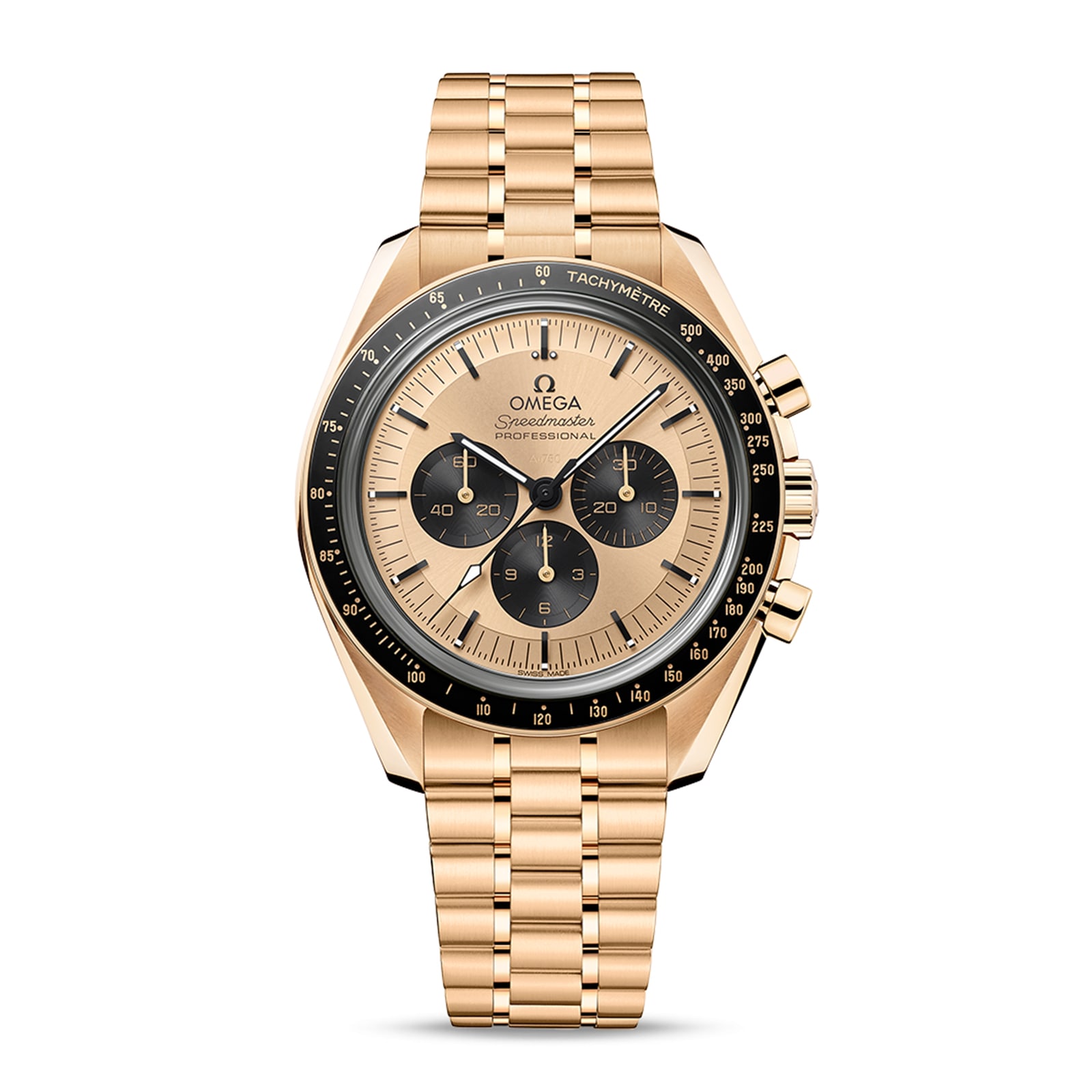k3wx2wwdmnh.jpg Omega Speedmaster Moonwatch Professional Co-Axial Master Chronometer Chronograph 42mm Mens Watch Gold MPN: O31060425099002 - Image 1