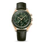 Omega Speedmaster Moonwatch Professional Co-Axial Master Chronometer Chronograph 42mm Mens Watch Green Moonshine Gold  MPN: O31063425010001
