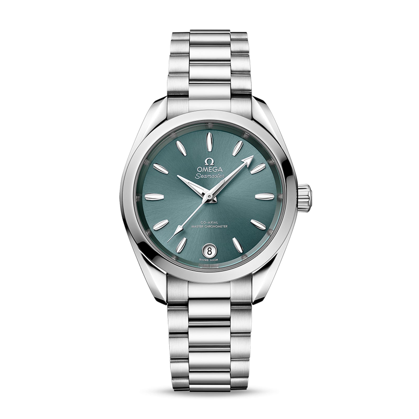 gl02jvzxa3e.jpg Omega Seamaster Aqua Terra 150m Co-Axial Master Chronometer 34mm Ladies Watch Green MPN: O22010342010001 - Image 1