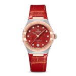 Omega Constellation Co-Axial Master Chronometer 29mm Ladies Watch Red  MPN: O13123292099002