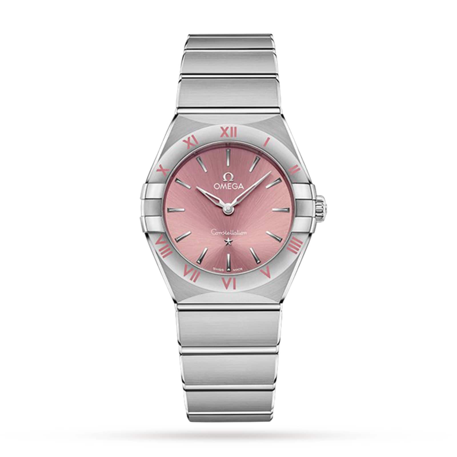 0v2v0nsh2th.jpg Omega Constellation Quartz Steel 28mm Ladies Watch Pink MPN: O13110286011001 - Image 1