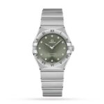Omega Constellation Co-Axial 28mm Ladies Watch Green  MPN: O13110286060001