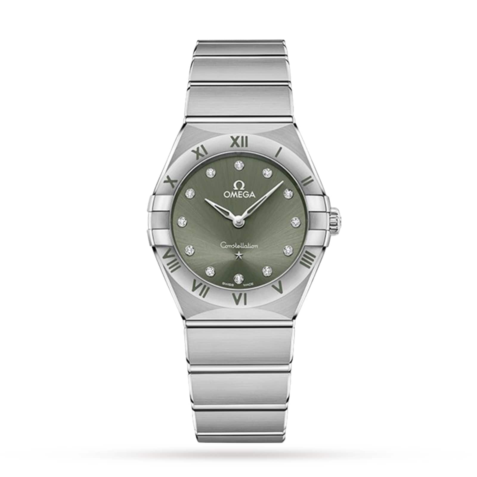 np1j4epbcie.jpg Omega Constellation Co-Axial 28mm Ladies Watch Green MPN: O13110286060001 - Image 1