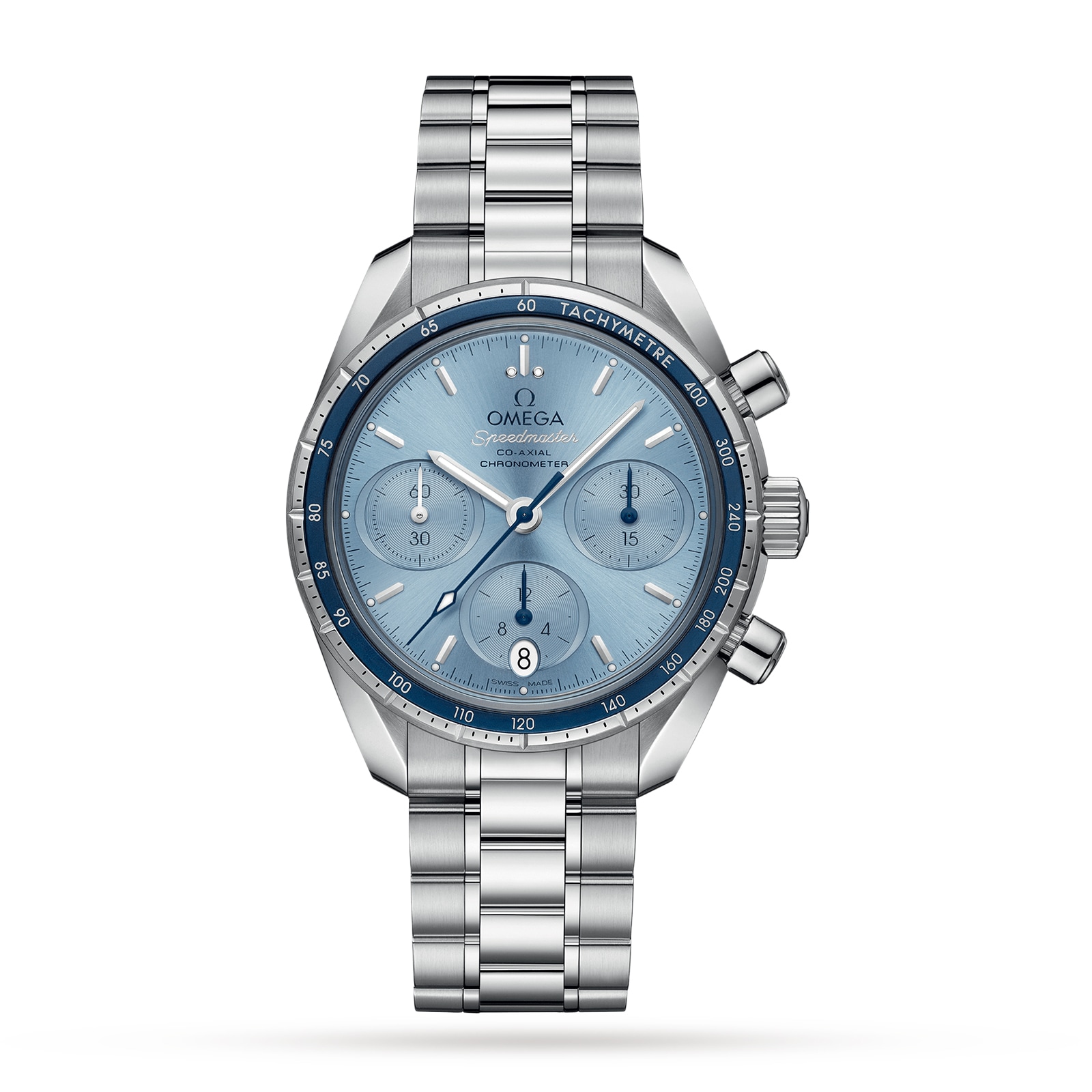 qbachluhbw3.jpg Omega Speedmaster Co-Axial Chronometer 38mm Unisex Watch MPN: O32430385003001 - Image 1