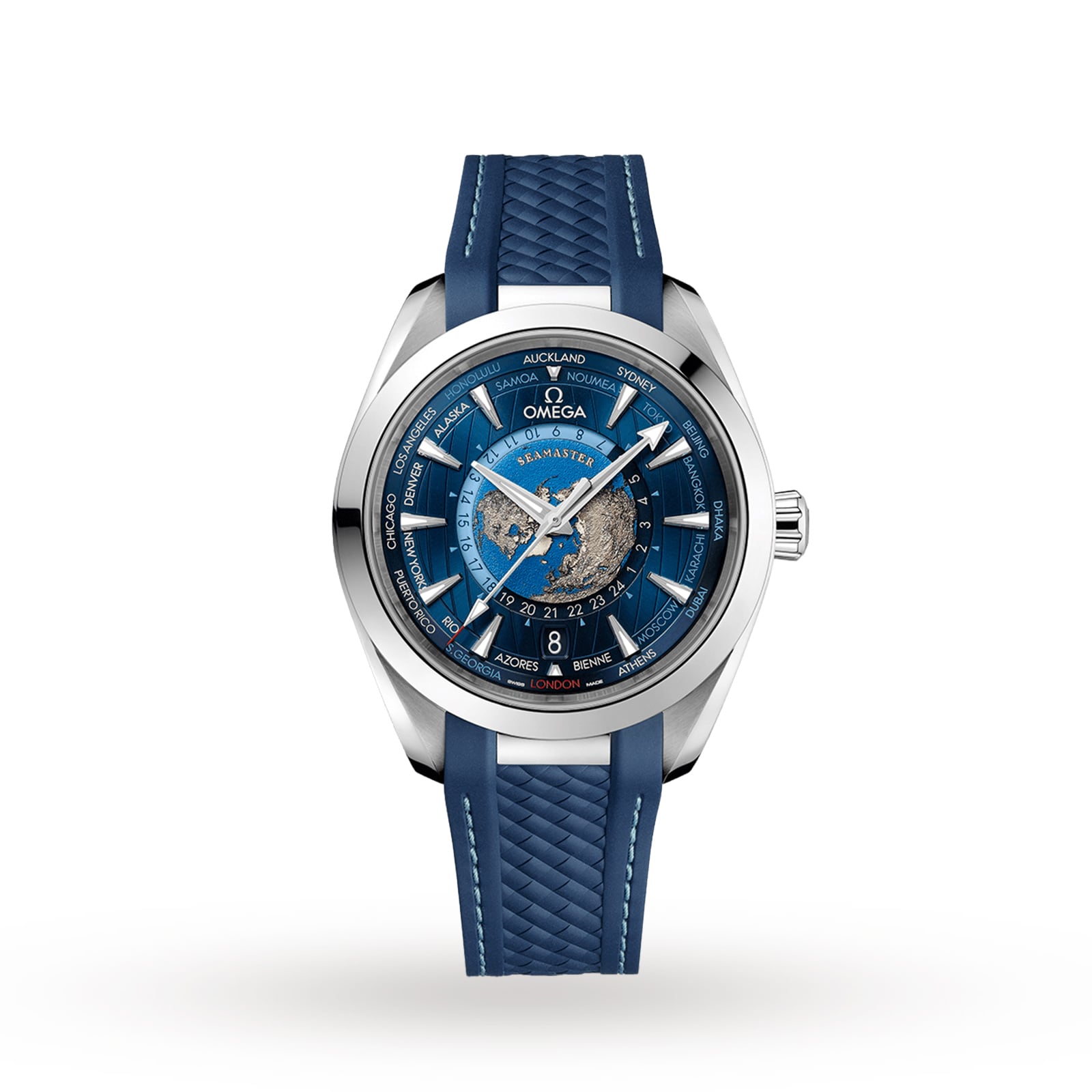 jh2bgwxxvgd.jpg Omega Aqua Terra 150M CoAxial Master Chronometer GMT Worldtimer 43mm MPN: O22012432203001 - Image 1