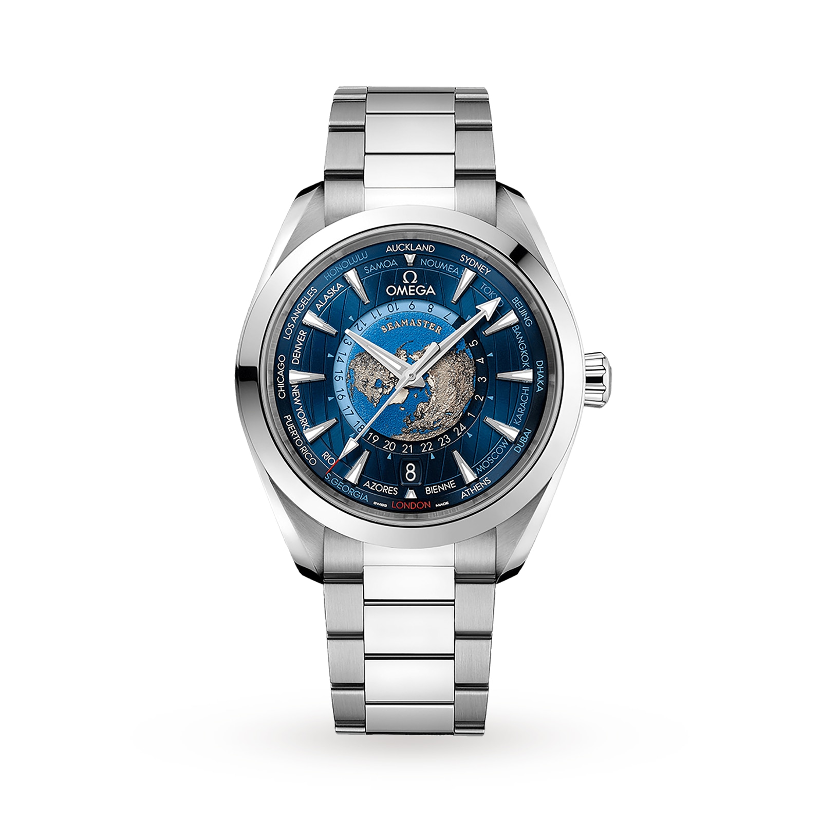 cbviqxztnoo.jpg Omega Seamaster Aqua Terra 150m Co-Axial GMT Worldtimer 43mm Mens Watch MPN: O22010432203001 - Image 1