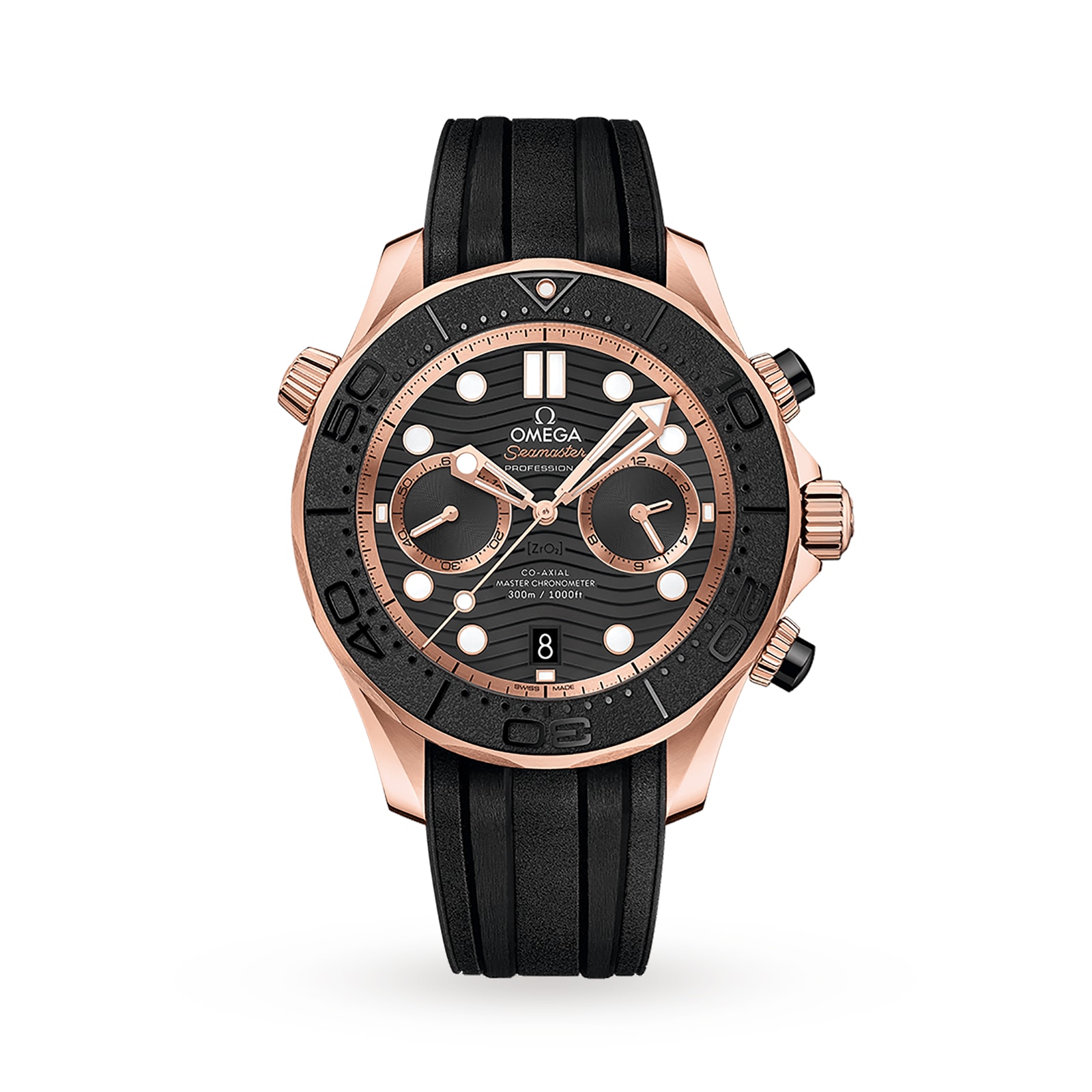 ajprrutmieg.jpg Omega Seamaster Diver 300M Co-Axial 44mm Mens Watch Black MPN: O21062445101001 - Image 1