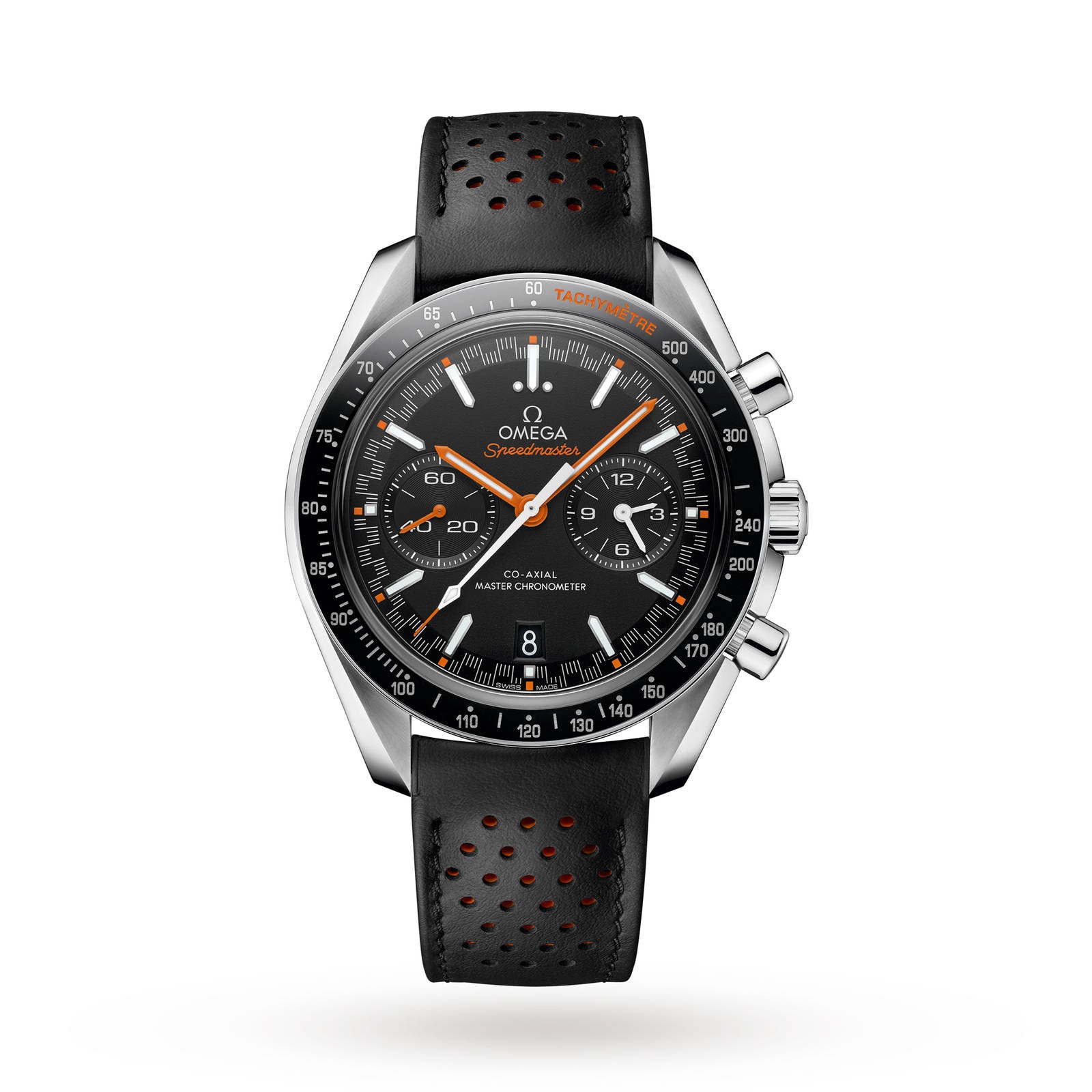 vxuxajr5v5o.jpg Omega Speedmaster Racing Mens 44.25mm Automatic Co-Axial Watch MPN: O32932445101001 - Image 1