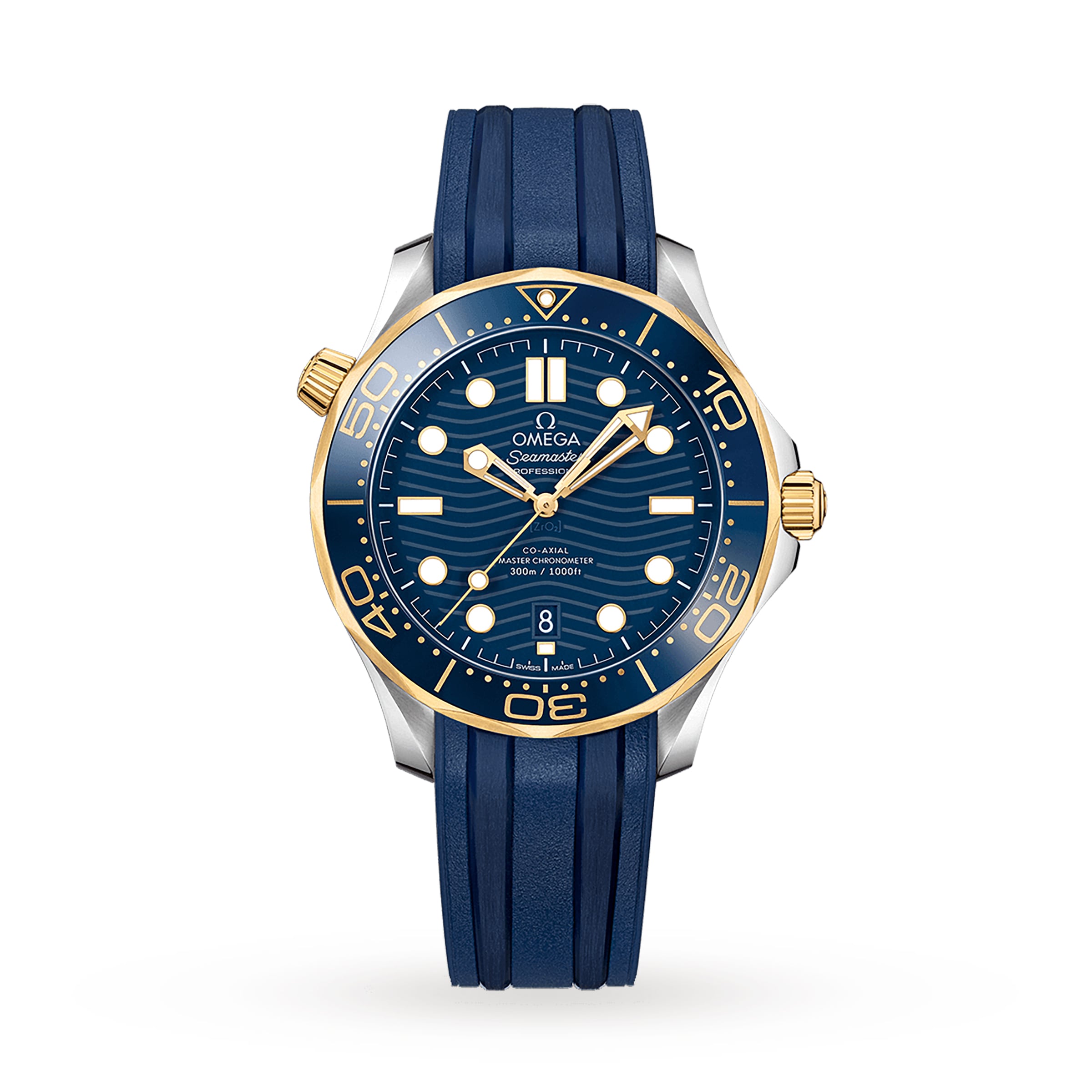 txo3fippt02.jpg Omega Seamaster Diver 300M 42mm Mens Watch Blue MPN: O21022422003001 - Image 1