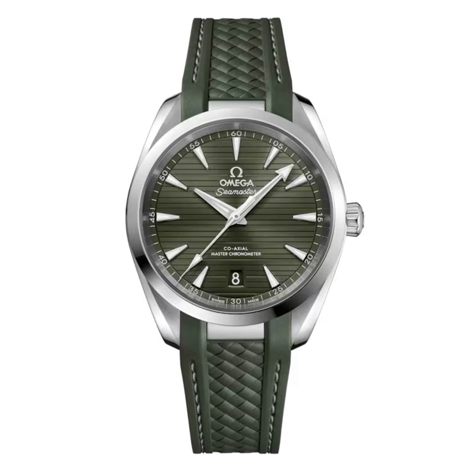 kxckwnoywd0.jpg Omega Seamaster Aqua Terra 150M 38mm, Steel on Rubber Strap MPN: O22012382010001 - Image 1