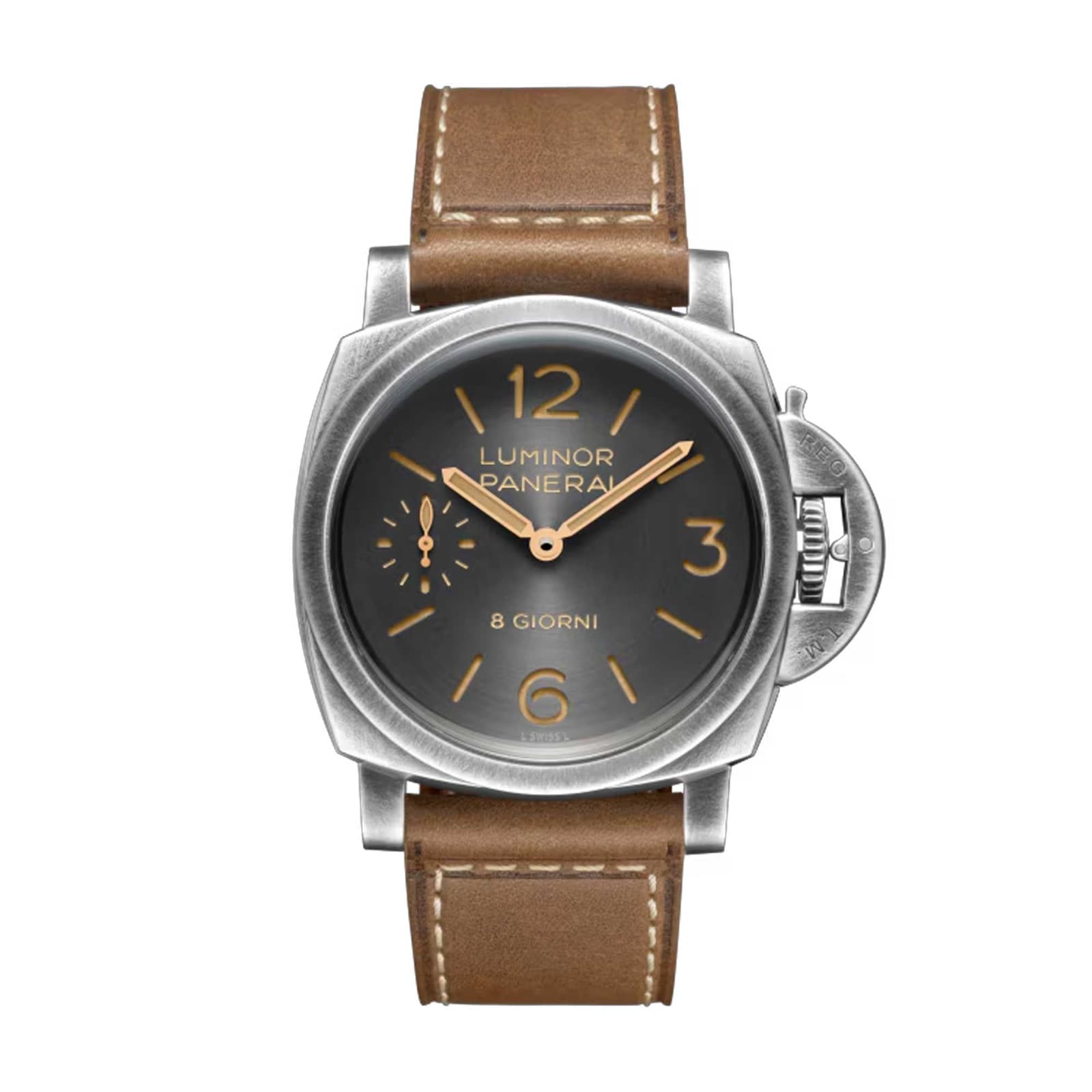 qe0wzjmrxar.jpg Panerai Luminor 8 Giorni 44mm Mens Watch Grey MPN: PAM01733 - Image 1