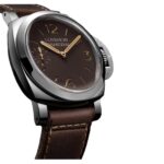 Panerai Luminor 44mm Mens Watch Brown - Interchangeable Strap  MPN: PAM01731 - Image 5
