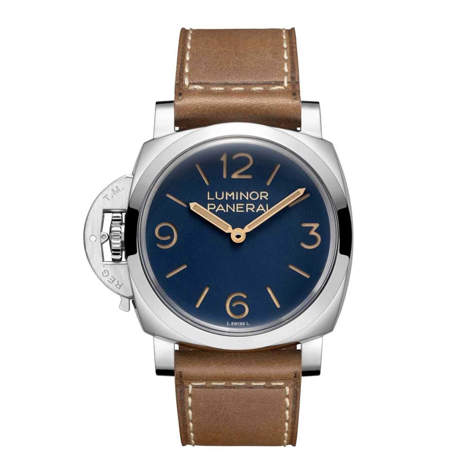 ennirti32oq.jpg Panerai Luminor Destro 44mm Mens Watch Blue - Interchangeable Strap MPN: PAM01732 - Image 1