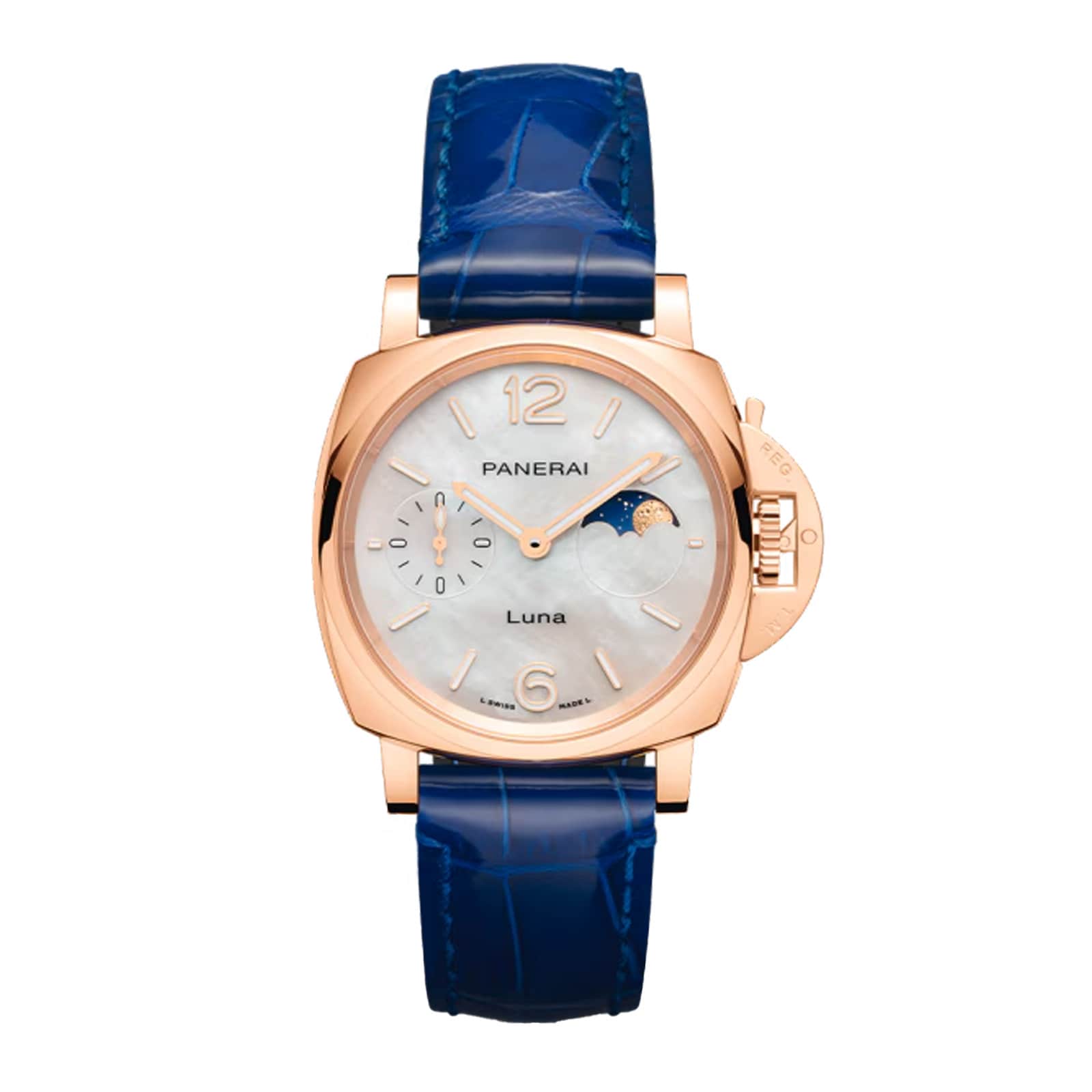 trx0lpflyk1.jpg Panerai Luminor Due Luna Goldtech 38mm Automatic Ladies Watch MPN: PAM01181 - Image 1